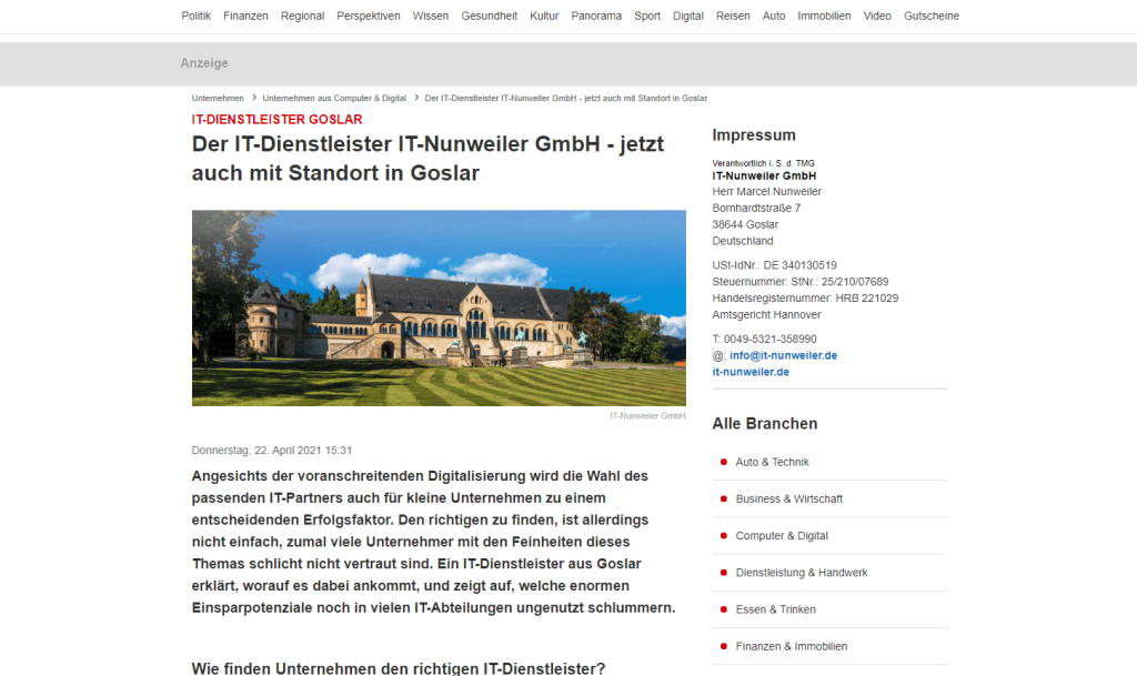 IT_Goslar_IT_Services_FocusOnline_Report