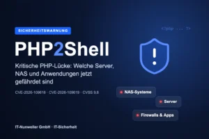 PHP2Shell: Kritische PHP-Sicherheitslücke gefährdet Server, NAS-Systeme und Firewalls